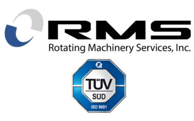 Rotating Machinery Services Completes ISO 9001:2015 Certification Under TUV SUD America Inc.