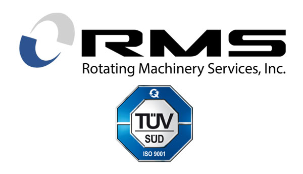 Rotating Machinery Services Completes ISO 9001:2015 Certification Under TUV SUD America Inc.