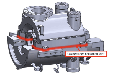 Structural Analysis of a Steam Turbine Casing Bolted Joint